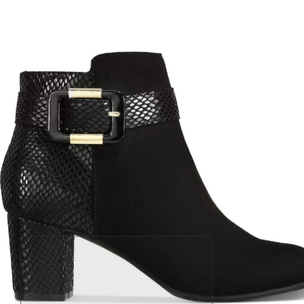 Karen Scott Ivyy Mixed-Media Booties, Created for Macy's